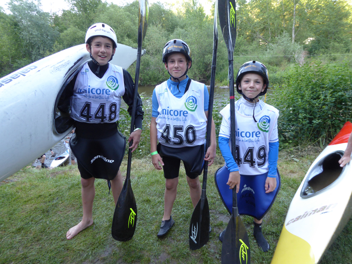 Elzwelle-Kanuten bei der Schüler-DM